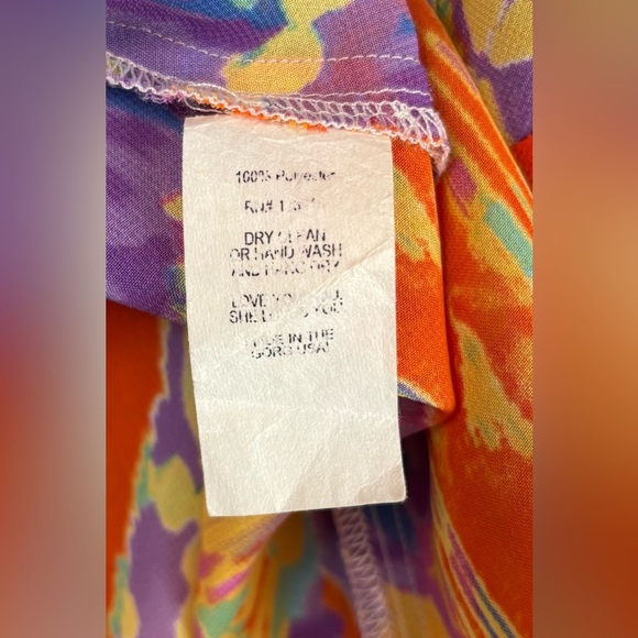 Show Me Your Mumu Wrap Maxi Skirt Boho M Orange Purple $148 1106 - Picture 6 of 7